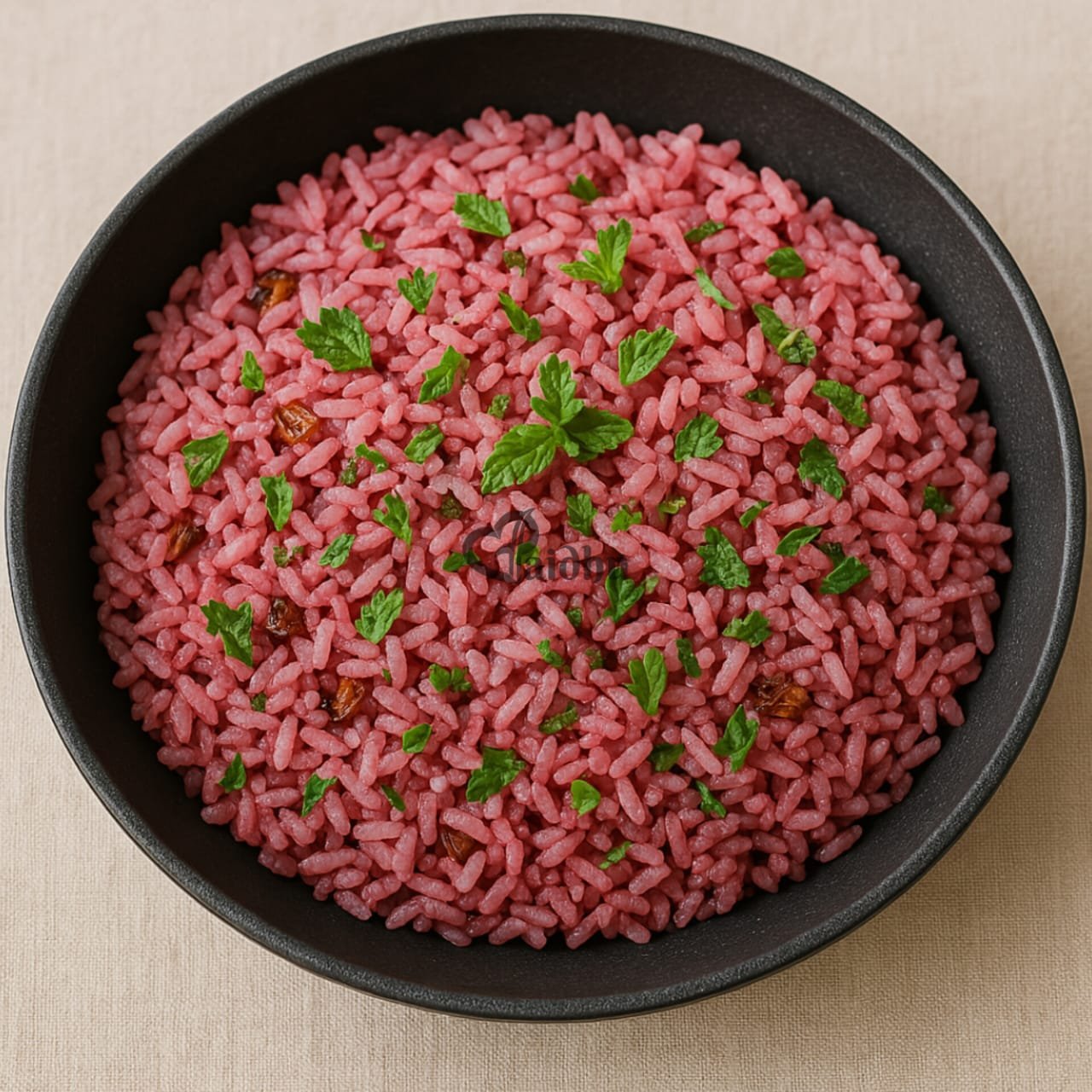 Hibiscus Infused Rice