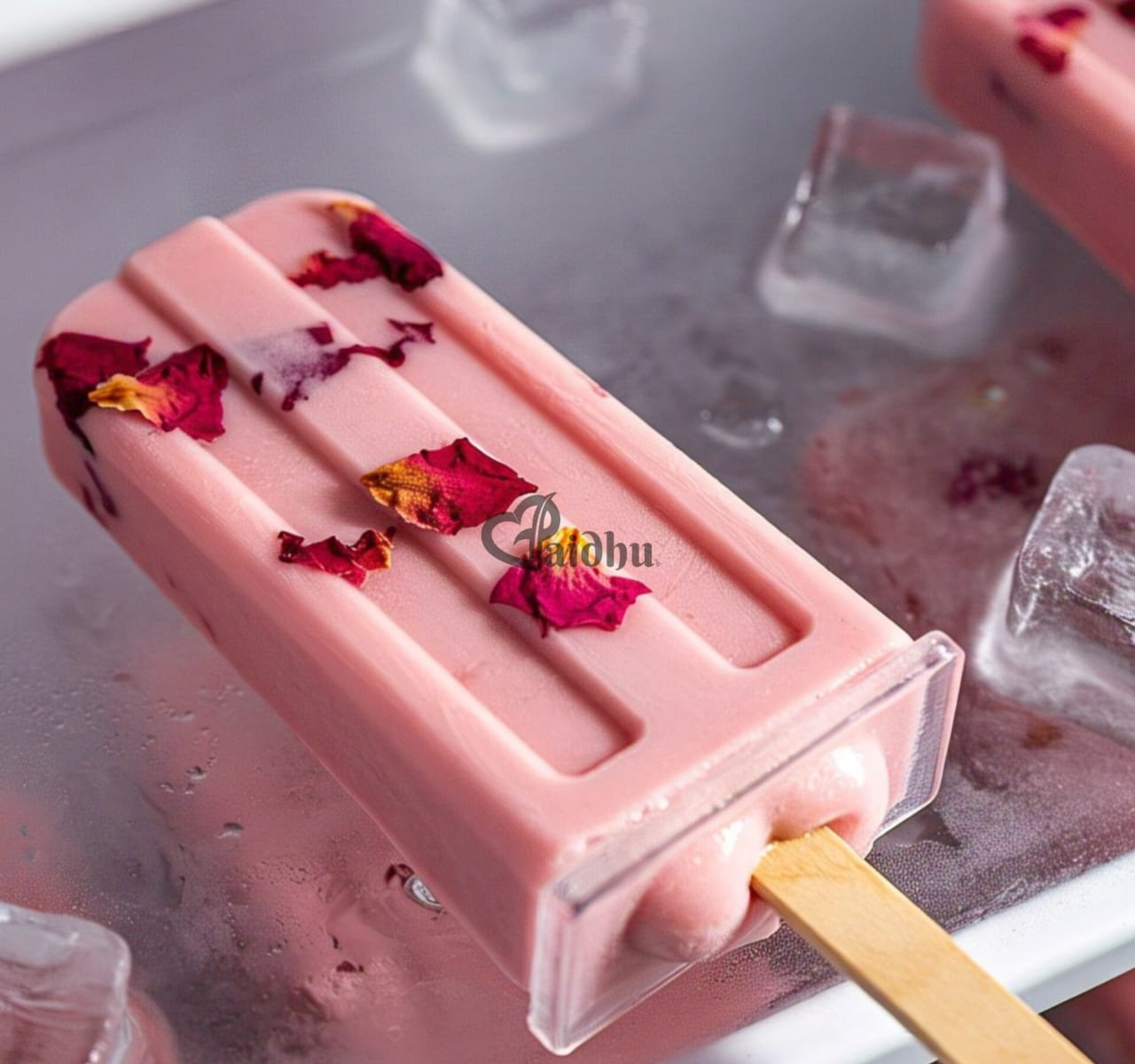 Rose Milk Popsicles