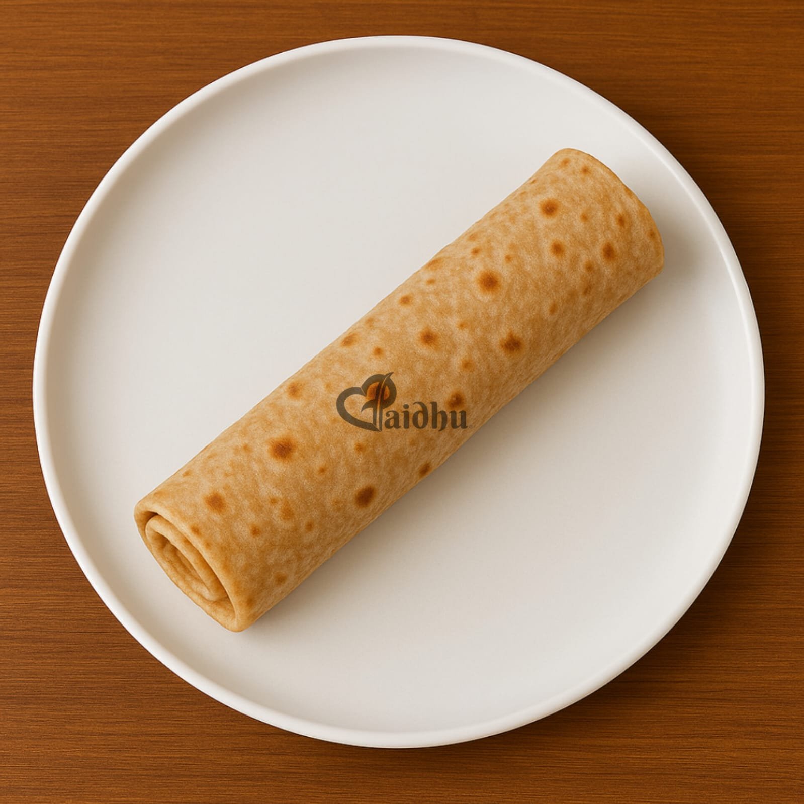 Flower Chapati Roll