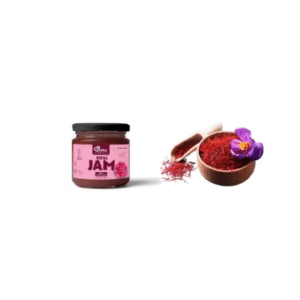 Golden Petal Duo (Rose Gulkand Jam + Super Negin Saffron)