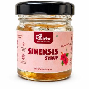 Sinensis Syrup hibiscus flower syrup natural herbal drink extract glass jar product